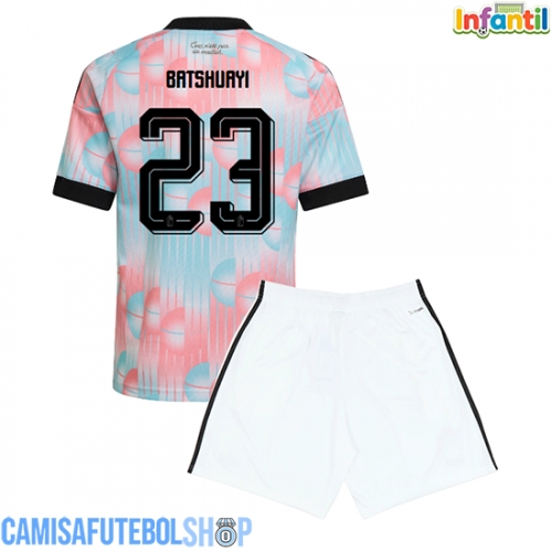 Camisa de time de futebol Bélgica Michy Batshuayi #23 Replicas 2º Equipamento Infantil Mundo 2026 Manga Curta (+ Calças curtas)